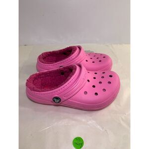 .4259 Crocs Pink, Clog-US 12 kids